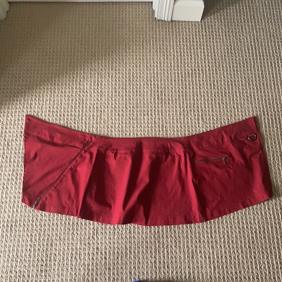 Red Urban Outfitters wrap skirt - Picture 5 of 6
